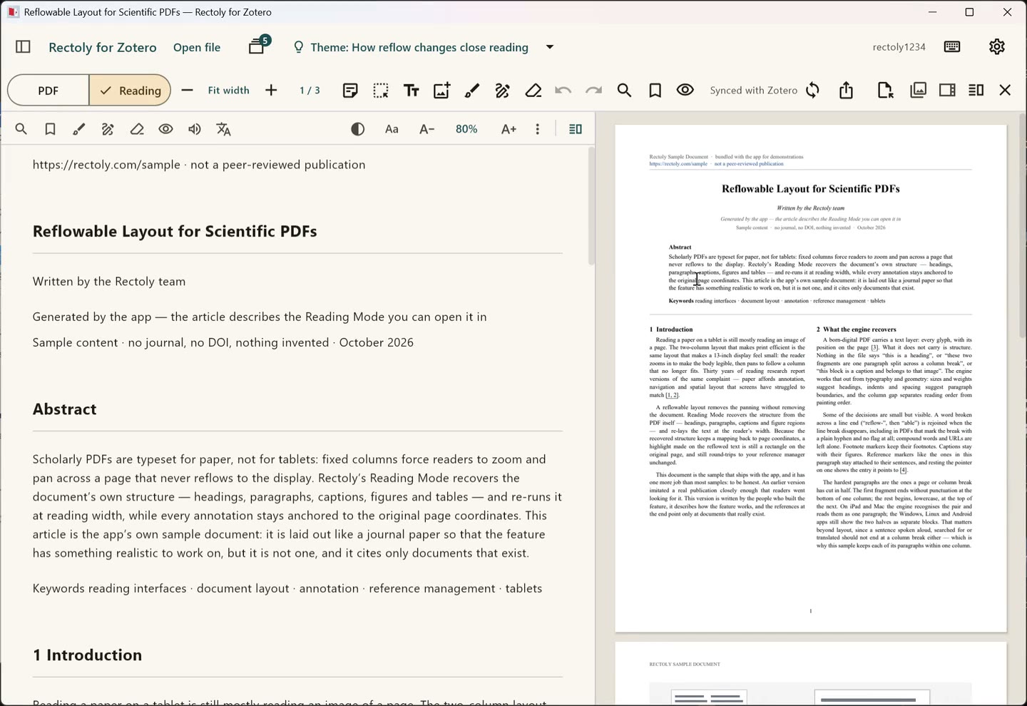 Windows 版の書き出しメニュー。注釈入り PDF、Markdown のノート、図は PNG・表は CSV、BibTeX、引用キー、Mendeley・Zotero へノートを戻す