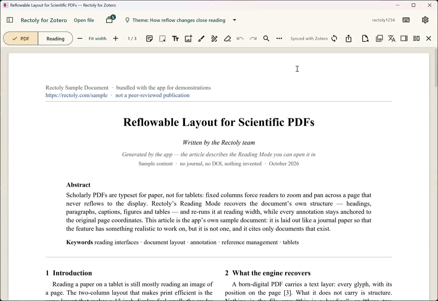 A PDF page shown in translation, its layout unchanged