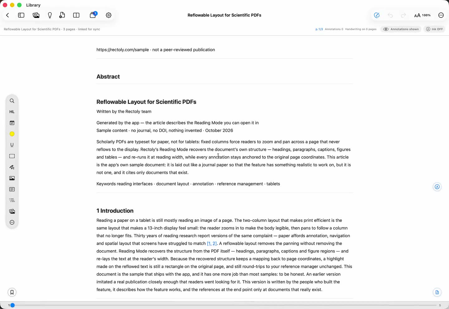 引用したい一節を選び、メニューから BibTeX をコピーするところ